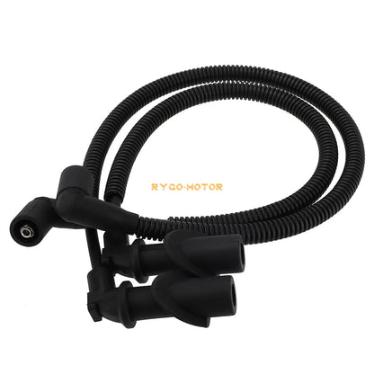 2x Ignition Coil Spark Plug Cap & Wire for Polaris Sportsman