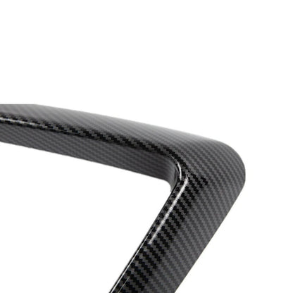 Carbon Fiber Front Fog Light Lamp Eyebrow Cover Trim for Tesla Model 3 (2017–2019)