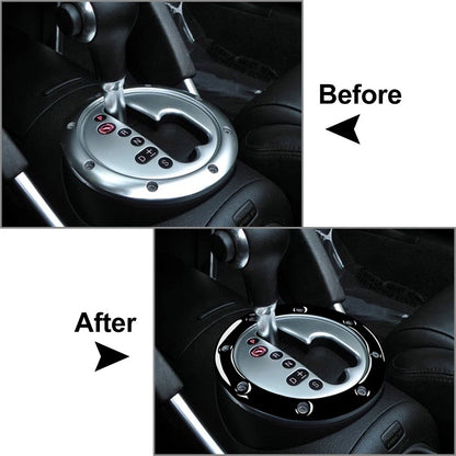 Black Gear Shift Panel Trim for Audi TT (2001-2006)