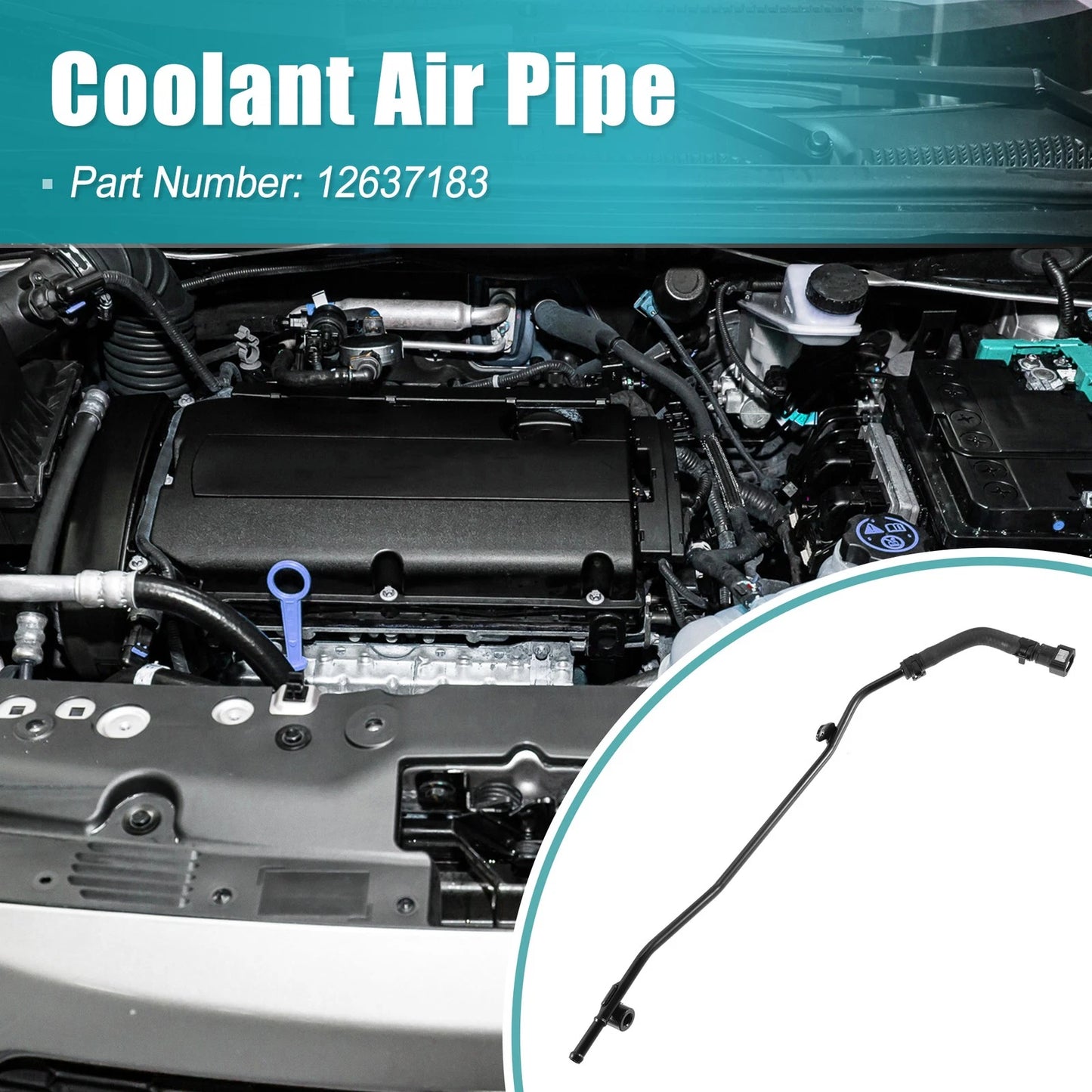 Coolant Air Pipe / HVAC Heater Hose Assembly for Engine