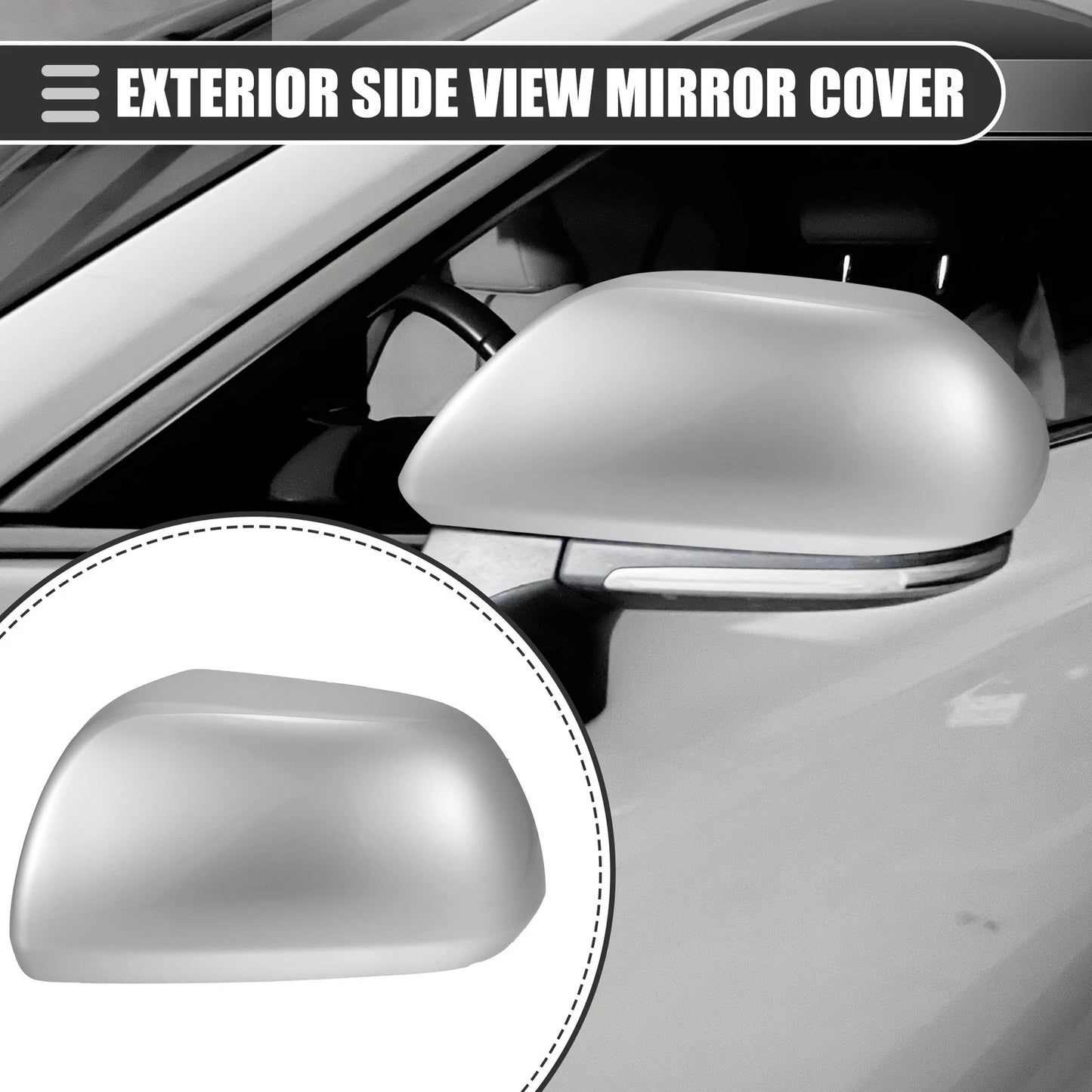 Left Side Mirror Cover Cap for Toyota Highlander (2009–2014)