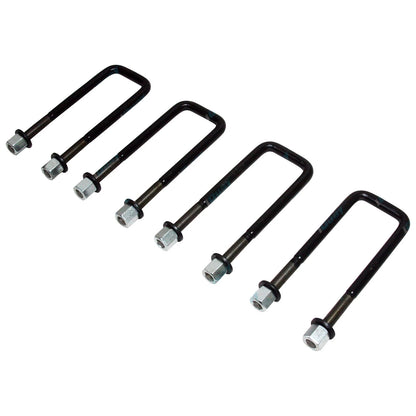 4 x Extended Rear U-Bolts for Toyota Hilux KUN26 4X4 Ute (2005-2014)
