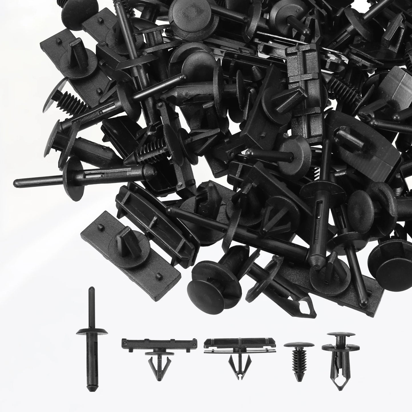 100 Pcs Retainer Fastener Clips for Jeep Wrangler