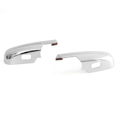 Chrome Lower Half Mirror Covers for 07-13 Chevy GMC Sierra Yukon XL (2007-2013)