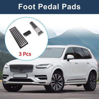 3 x Automatic Foot Accelerator Pedal Covers for Volvo S90 (2017-2023)