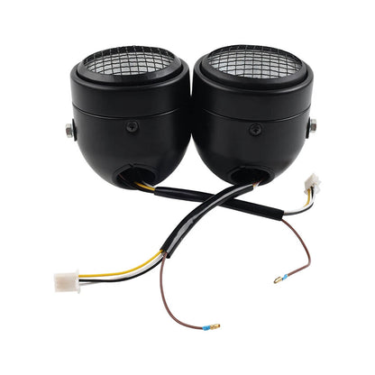 1PC Motorcycle Twin Dominator Dual Lamp Headlight for Street