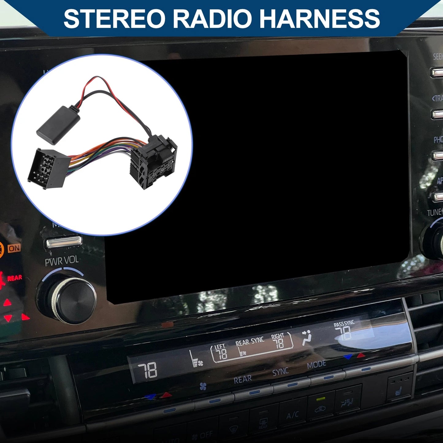 Stereo Radio Harness 16 Pin for BMW E46 3 Series (1998-2006)