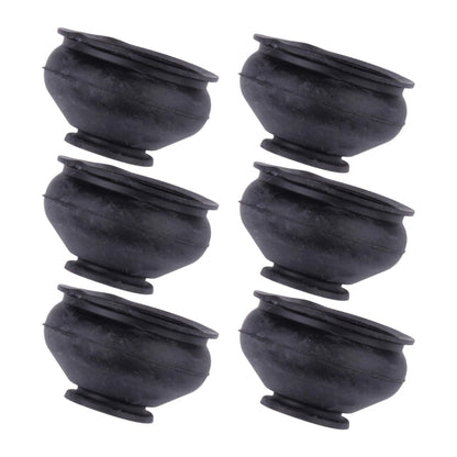 6 x 11mm Rubber Tie Rod End Ball Joint Dust Boots for Car