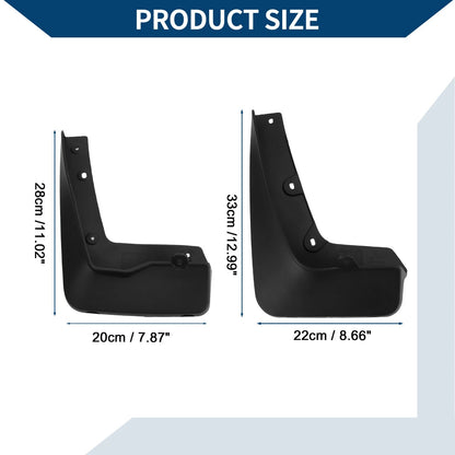 Mud Flaps Splash Guards 1 Set for BMW X1 (2016-2023)