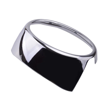 Chrome Front Grille Logo Cover Ring for Toyota RAV4 (2019-2020)