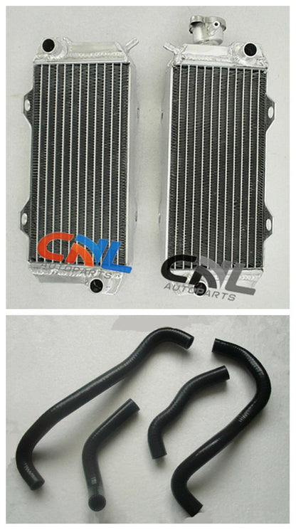 L&R Aluminum Radiator + BLACK Hose for Honda ATC250R (1985-1986)