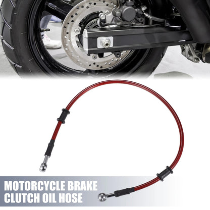 60cm Brake Clutch Oil Hose Line Throttle Pipe for Motorcycle Red