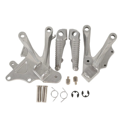 Front Rider Footrest Pegs for KAWASAKI ZX10R ZX-10R (2006-2010)