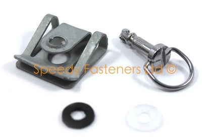 13x 4mm/6mm DZUS Fastener Studs Clips for Ducati 1098-1198-848 (2007–2014)