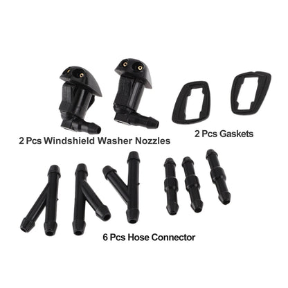 3 x Washer Nozzle w/ Hose Connector for Toyota