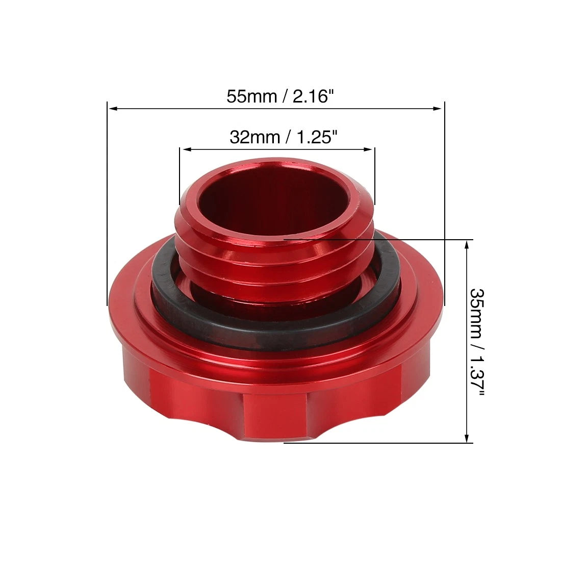 Aluminum Alloy Engine Oil Filler Cap Cover for Honda Civic EK EG (1996-2000)
