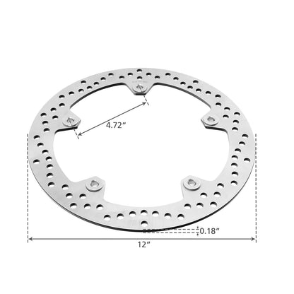 Front & Rear Brake Disc Rotors for BMW R1250GS R1200GS (2013-2020)