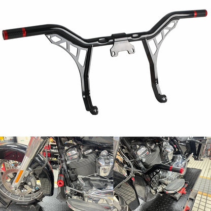 Crash Bar Engine Guard & Frame Slider for Harley Touring FLHFB FLHTCU (14-23)