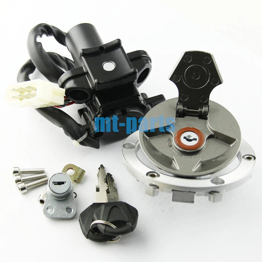 Ignition Key Switch & Fuel Tank Cap Set for Kawasaki EX250 Ninja (2008-2014)