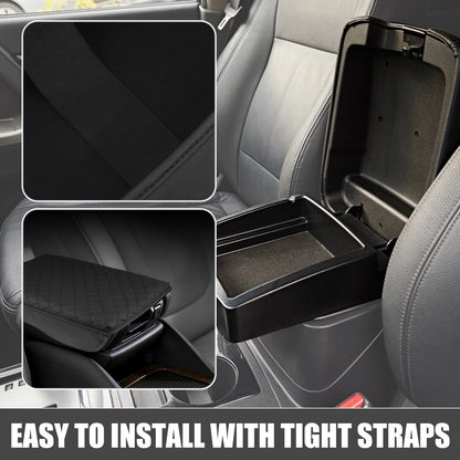 Center Console Armrest Seat Box Cover for Dodge Ram 1500 2500 3500 Black