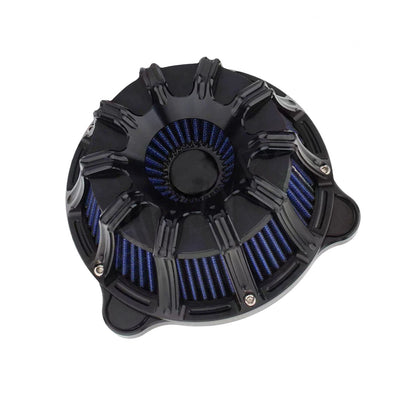 Air Cleaner Intake Filter for Harley M8 Touring (2017-2021) Black Blue
