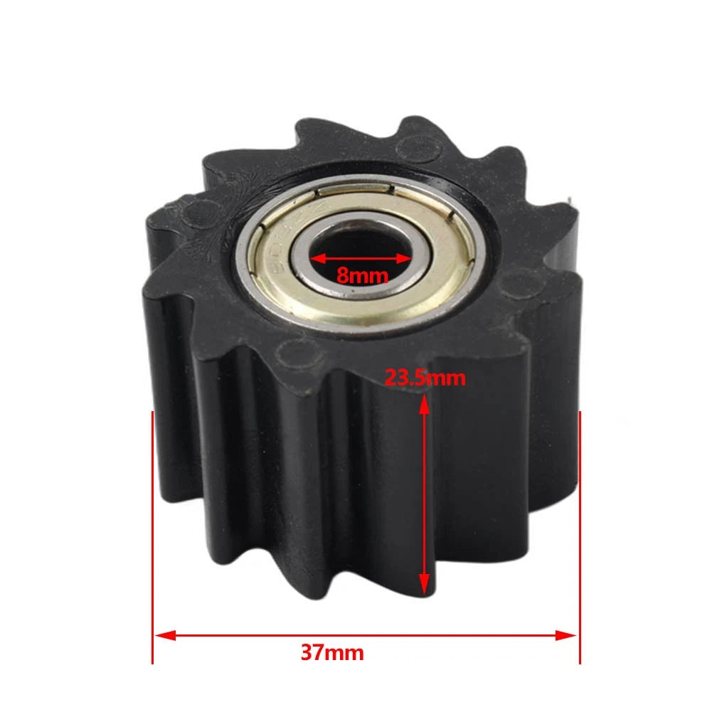 8MM Chain Roller Blue Pulley Tensioner Wheel for Bike ATV Go-Kart