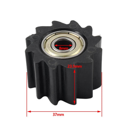 8MM Chain Roller Blue Pulley Tensioner Wheel for Bike ATV Go-Kart