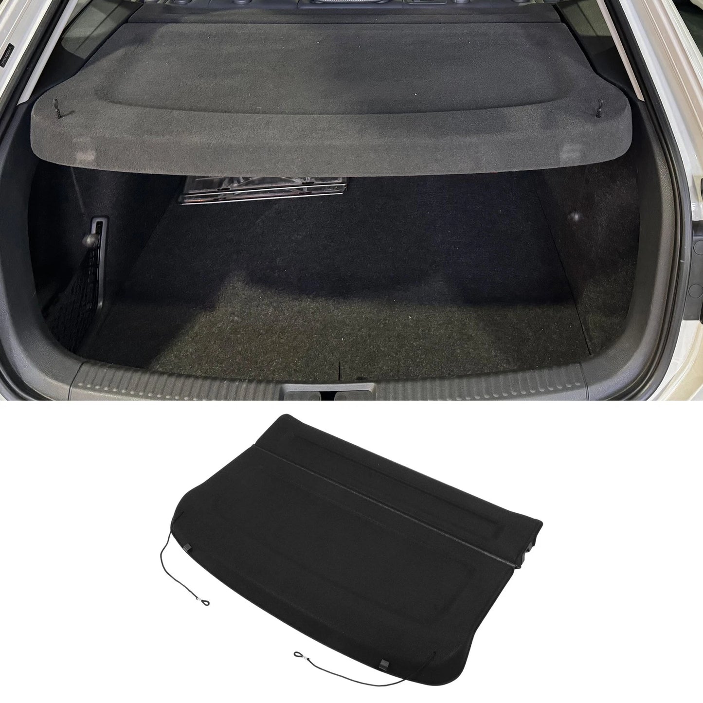 Rear Cargo Cover for Mazda CX-30 (2020-2023) Black Parcel Shelf Board