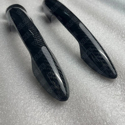 100% Carbon Fiber Exterior Door Handle Cover Trim for Alfa Romeo Giulietta 12-21