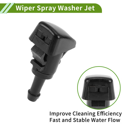 Windshield Washer Nozzle with Hose Connector for GMC 1 Set