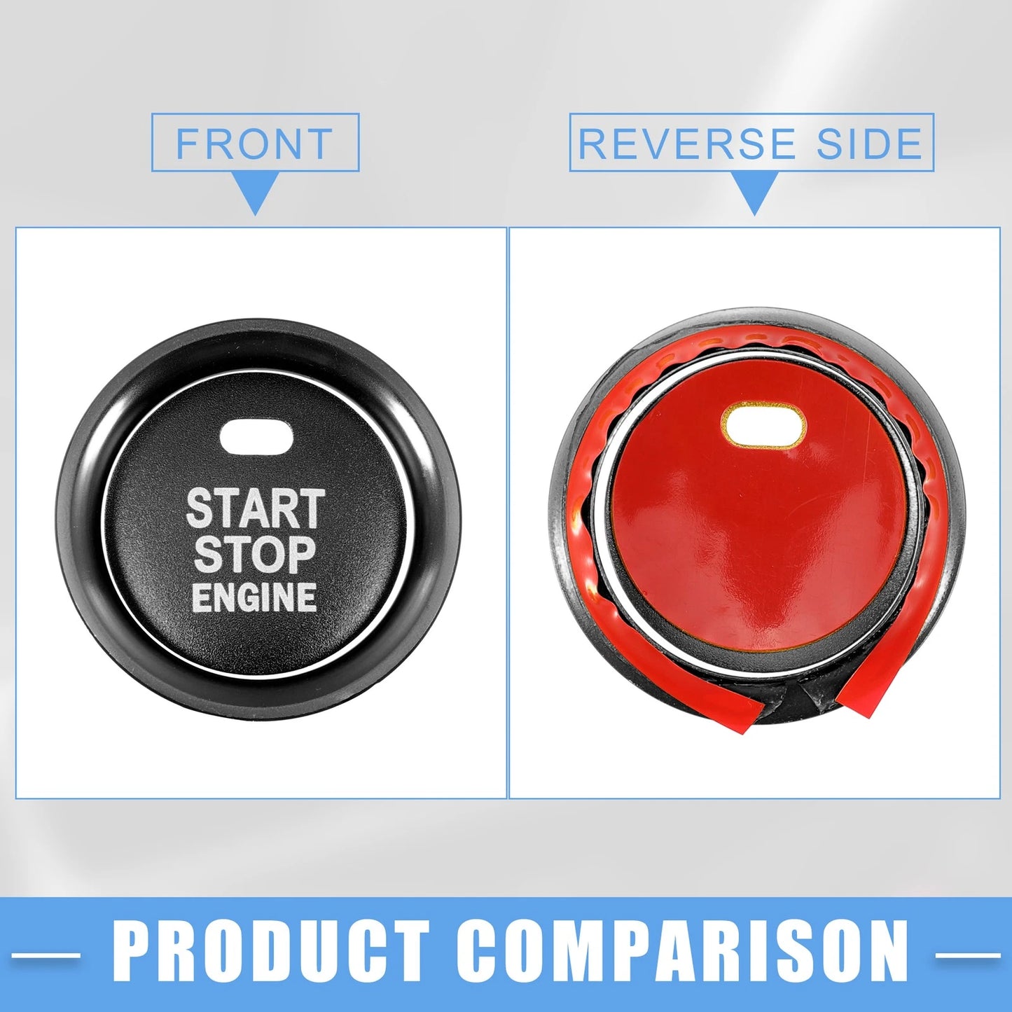 Engine Start Stop Button Cover for Mazda 2 3 6 CX-3 CX-4 (2011-2023)