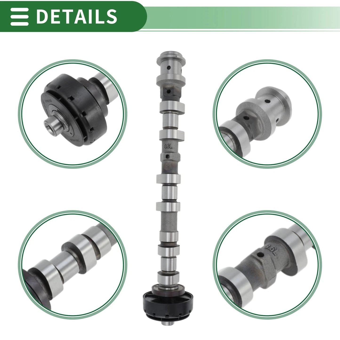 Exhaust Engine Camshaft for Jeep Grand Cherokee (2016-2023) 1 x Pcs