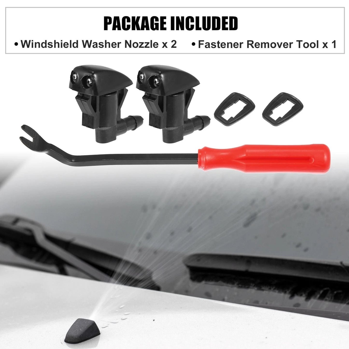 5 x Front Windshield Washer Nozzles for Toyota Tacoma (2005-2015)