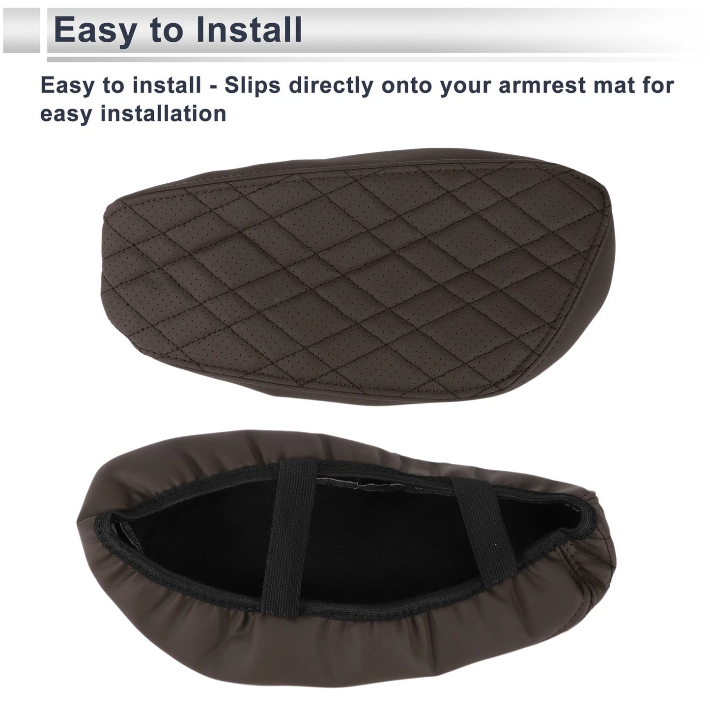 Deep Brown Center Console Cover for BMW X1 (2016-2022)