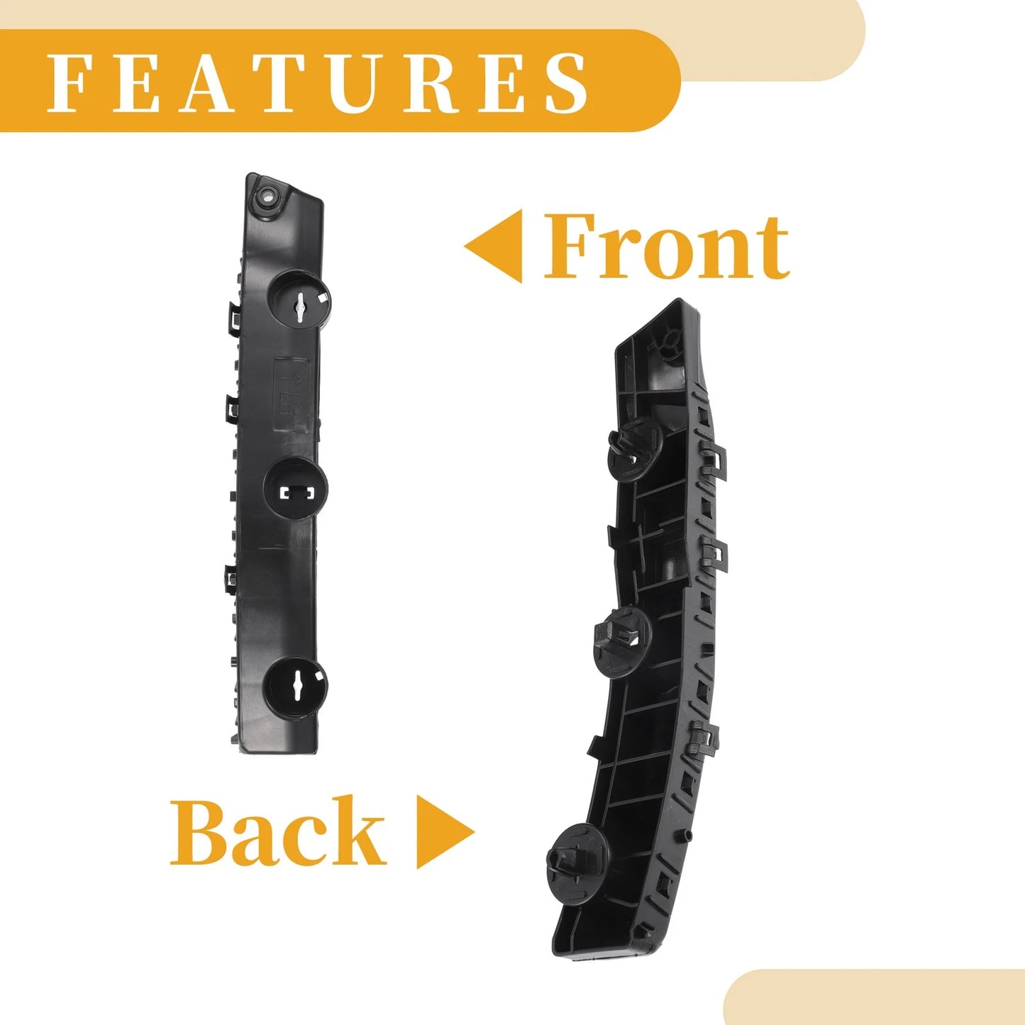 LH Front Bumper Support Bracket for Nissan Rogue (2014-2020) 1 Pc
