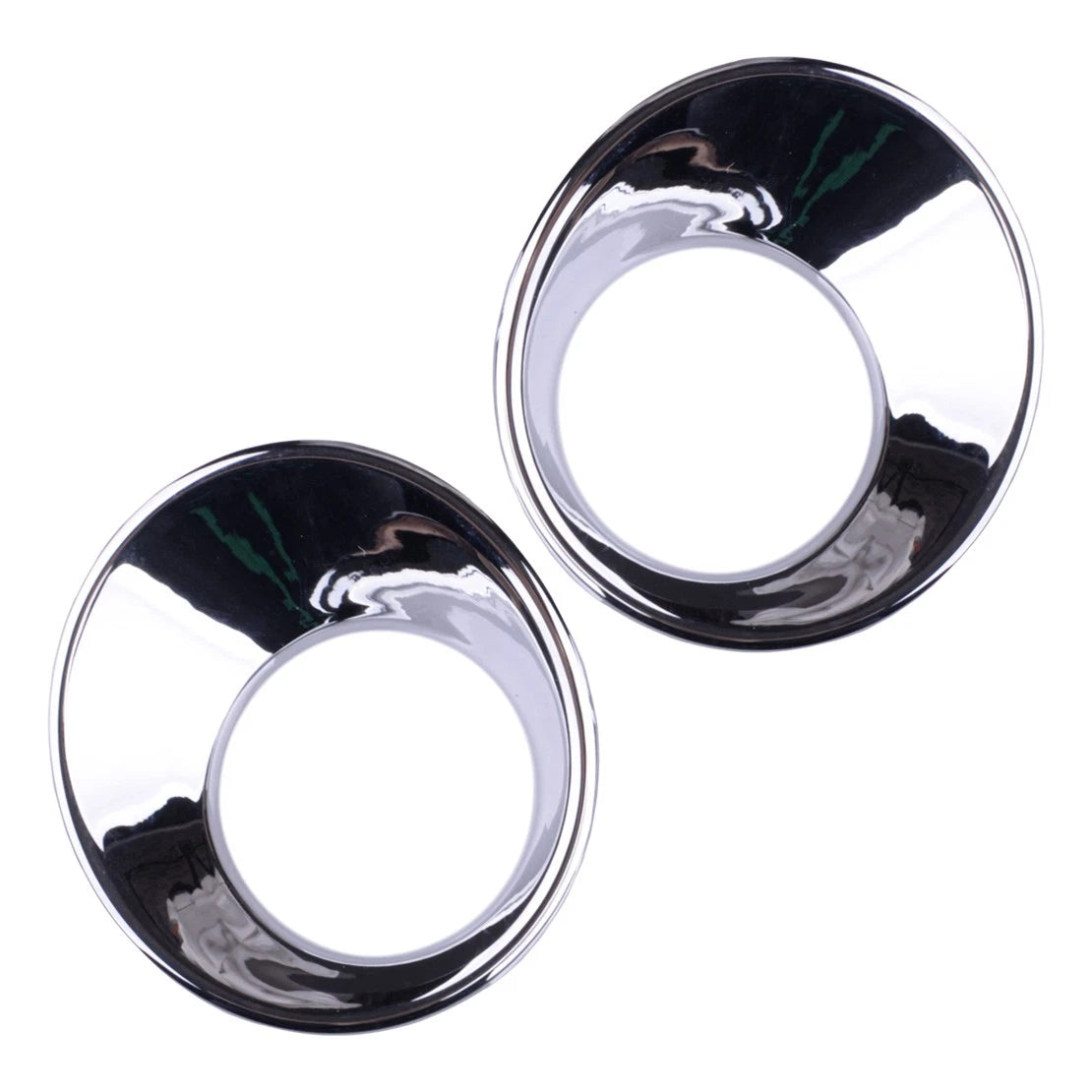2 x Chrome Front Fog Light Bezels for Toyota Corolla Cross (2022-2023)