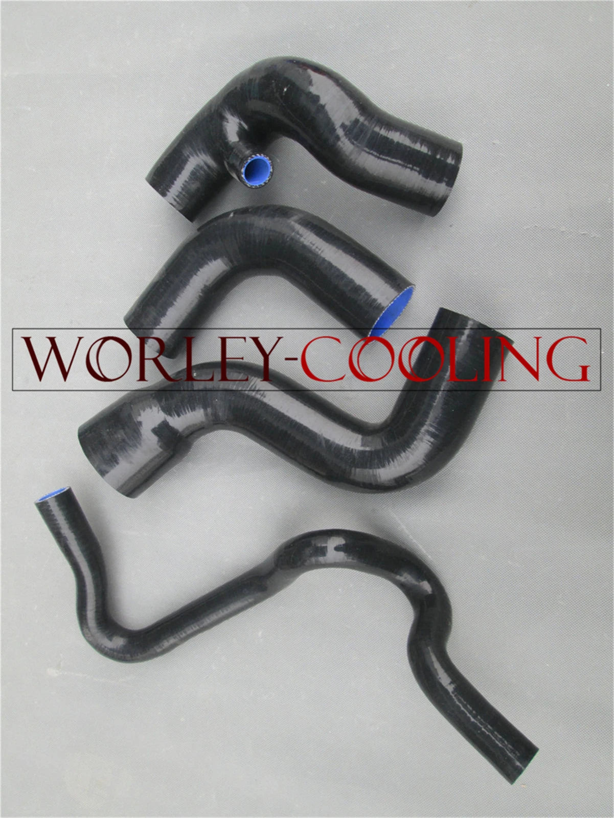 Turbo Hose Kit for Audi A4 1.8T B5 (1995-1997) - Black Silicone 2 x Hoses