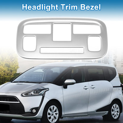 Car Front Row Headlight Trim Bezel for Toyota Sienta (2022-2023) ABS 1 x