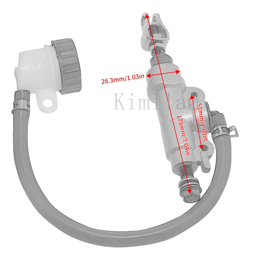 Rear Brake Master Cylinder for Kawasaki ZRX1200 KMX200 KDX200SR KLX250 KX125