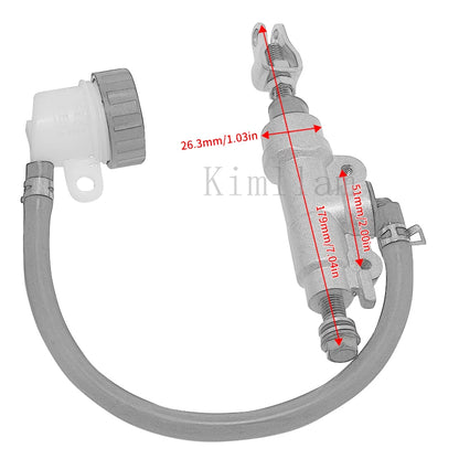 Rear Brake Master Cylinder for Kawasaki ZRX1200 KMX200 KDX200SR KLX250 KX125