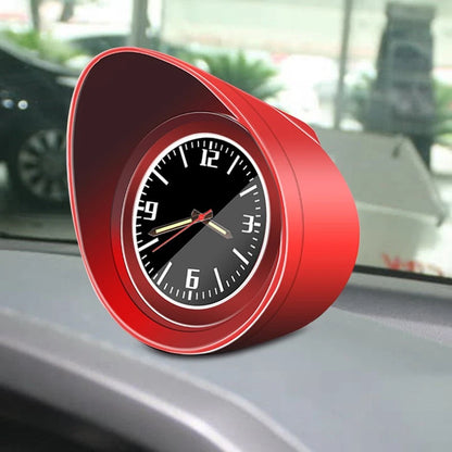 Red Round Quartz Clock for Car Truck Vehicle Dashboard