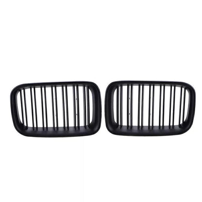 Front Matte Black Kidney Sport Hood Grille for BMW E36 318i 325i (1992-1996)