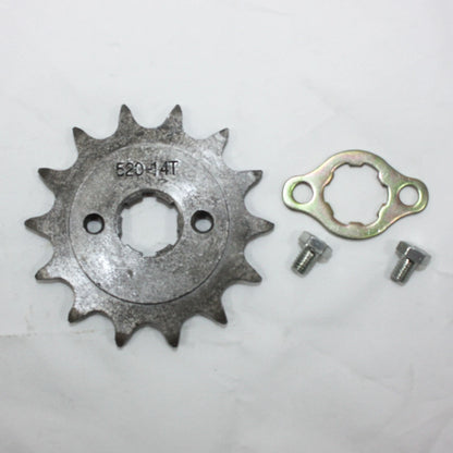 20mm 14T Front Sprocket Cog for PIT PRO Trail Dirt Quad Bike ATV Buggy Kart