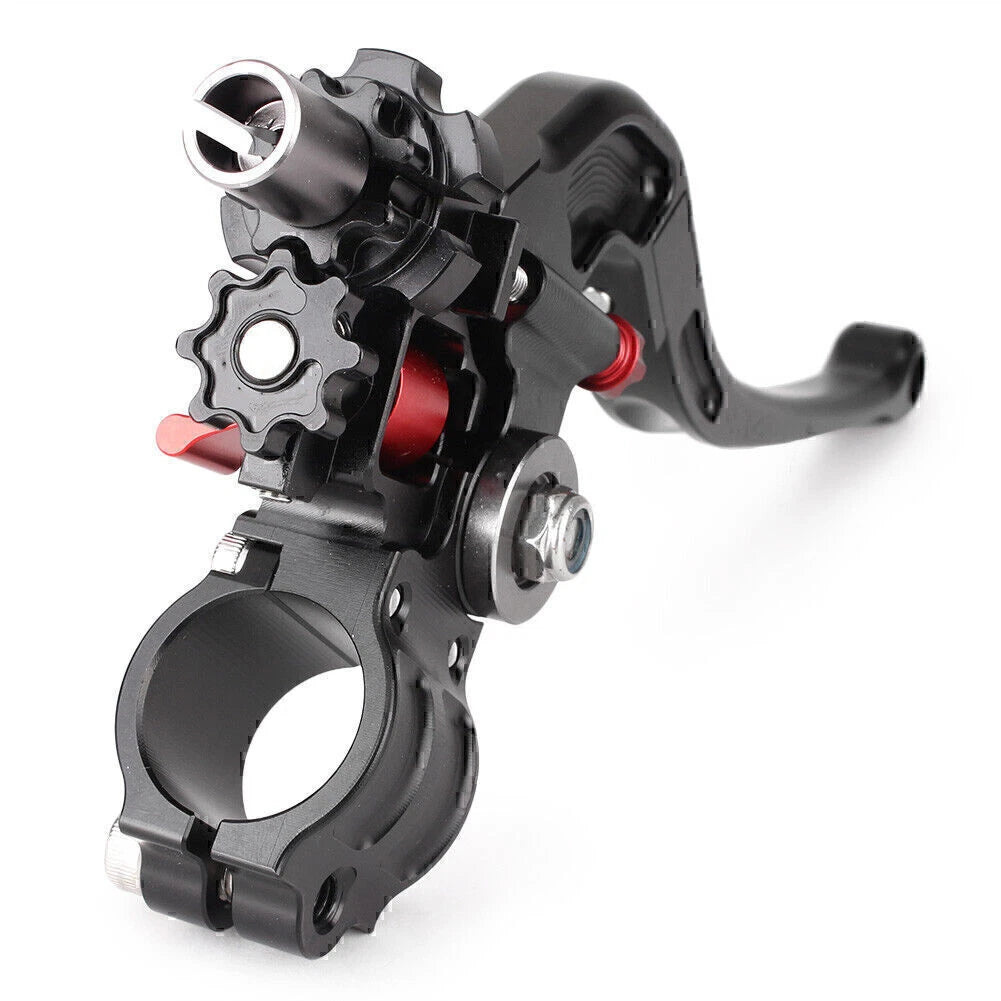 Left Black 7/8" 22mm Foldable Pivot Clutch Perch Lever for Dirt Bike ATV