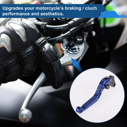 Adjustable Brake Clutch Levers for Suzuki GSXR150 (2017-2020) Blue