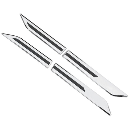 4 Pcs Car Front Door Side Panel Fender Sticker Covers for Universal Models