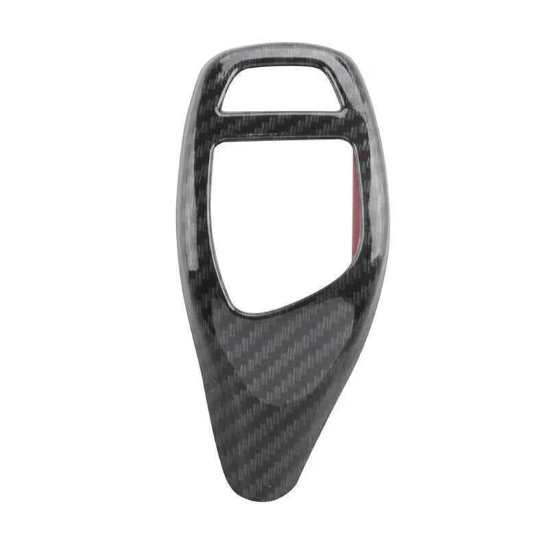 Carbon Fiber Look Gear Shift Knob Cover for BMW F30 F20 F10 F15 F25 X5 X3