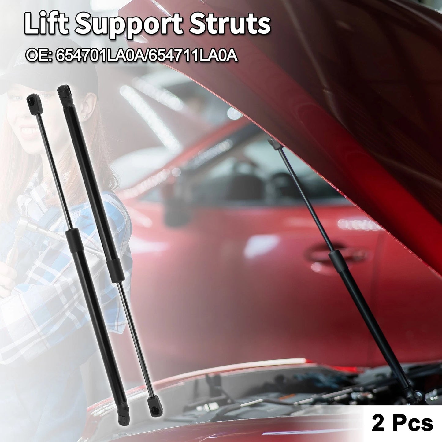 Front Hood Lift Supports Struts for Infiniti QX56 (2011-2013)