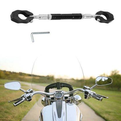 Handle Bracket 1 Set for Motorcycle Adjustable Handlebars Black Small Wrench