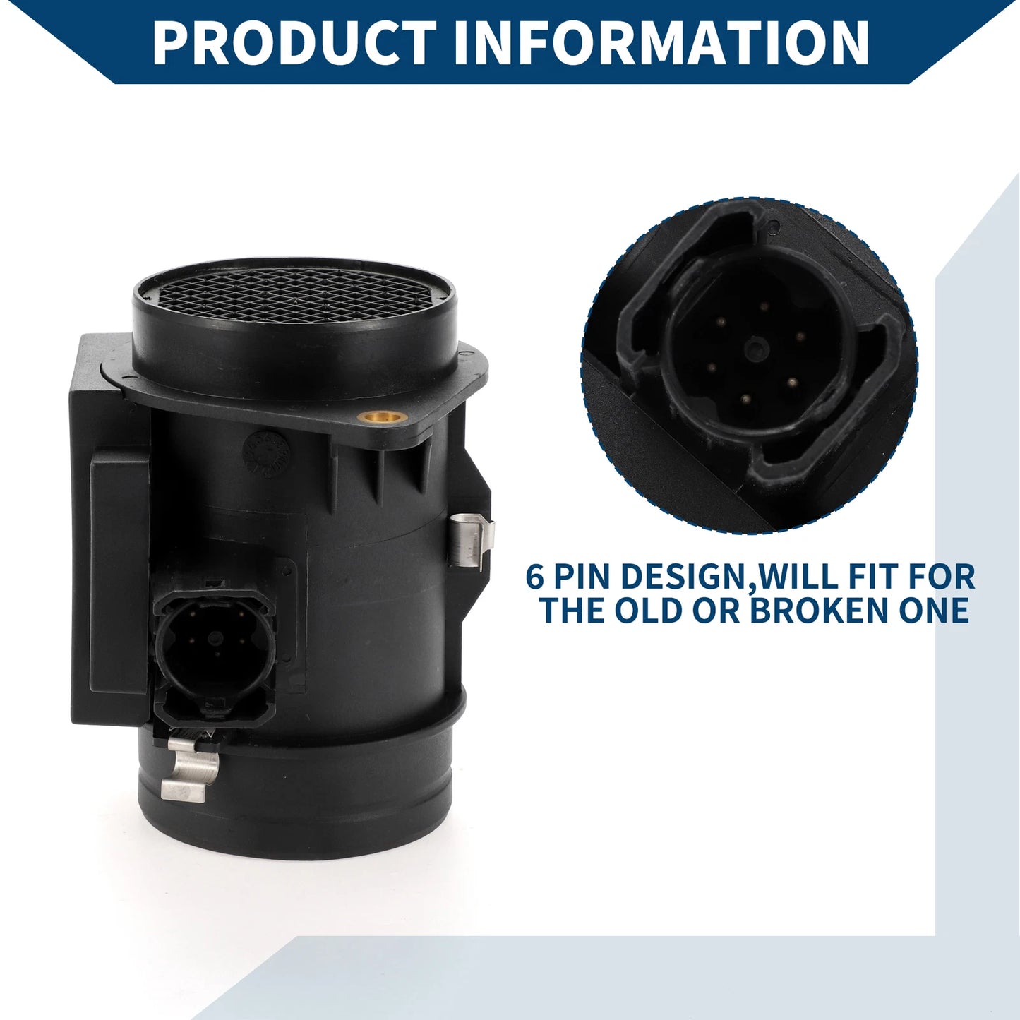 Mass Air Flow Sensor for BMW 5 Series E39 525 tds (1996-2003)